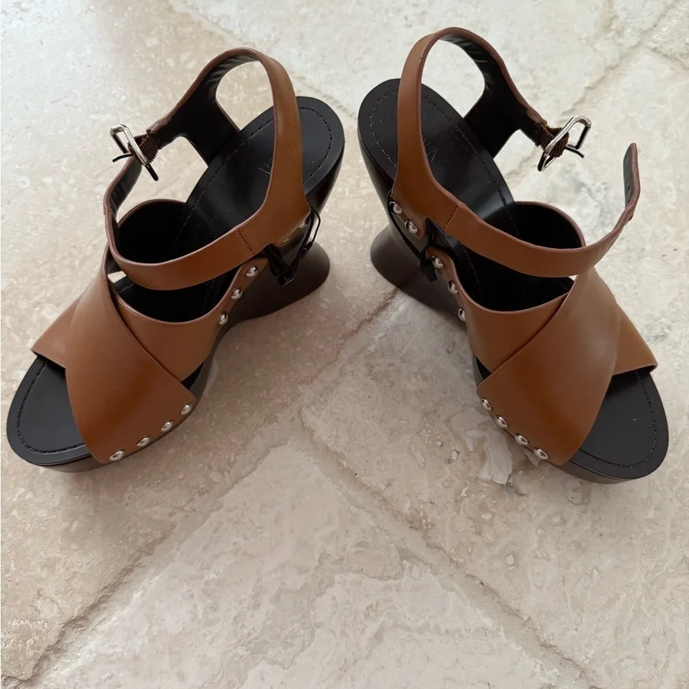NIB Zara Platform Sandals price firm